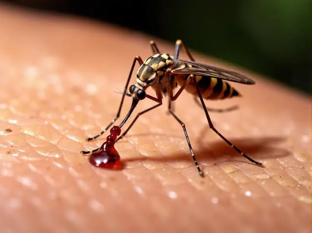 Traitement anti-moustiques par pulvérisation dans un jardin tropical en Guadeloupe